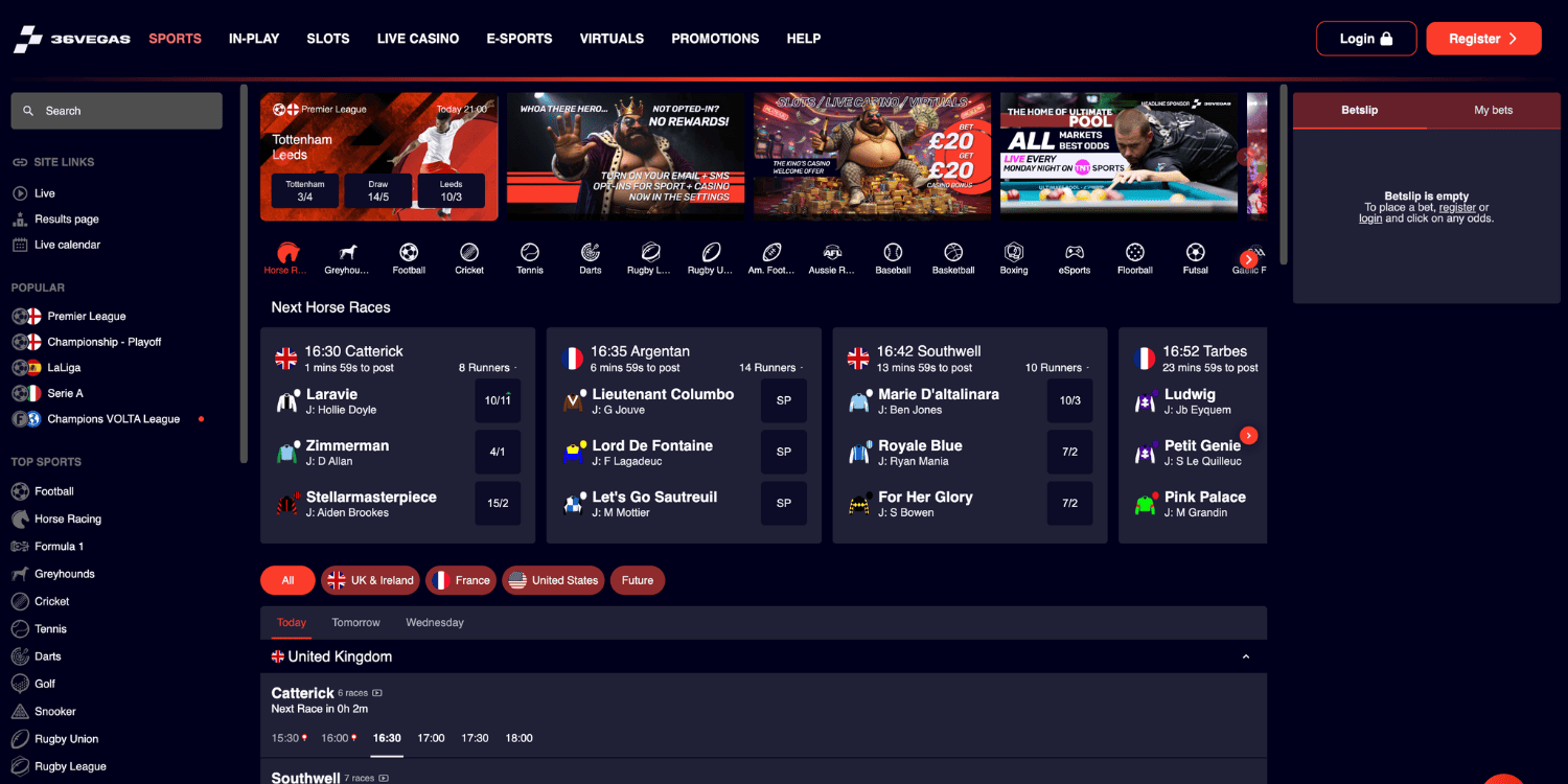 36Vegas – New Betting Sites UK casino and sports