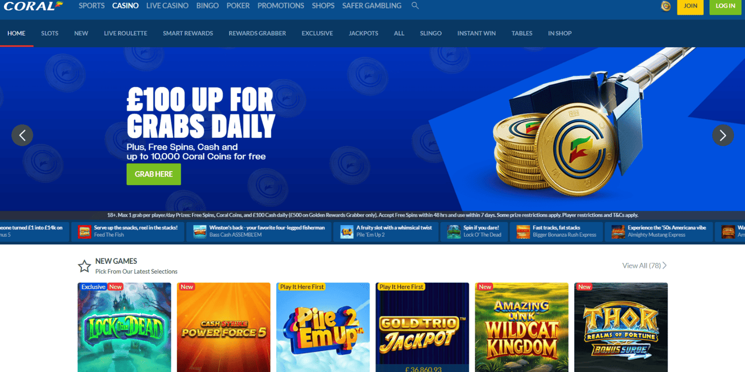 Coral – Established Betting Sites UK homepage