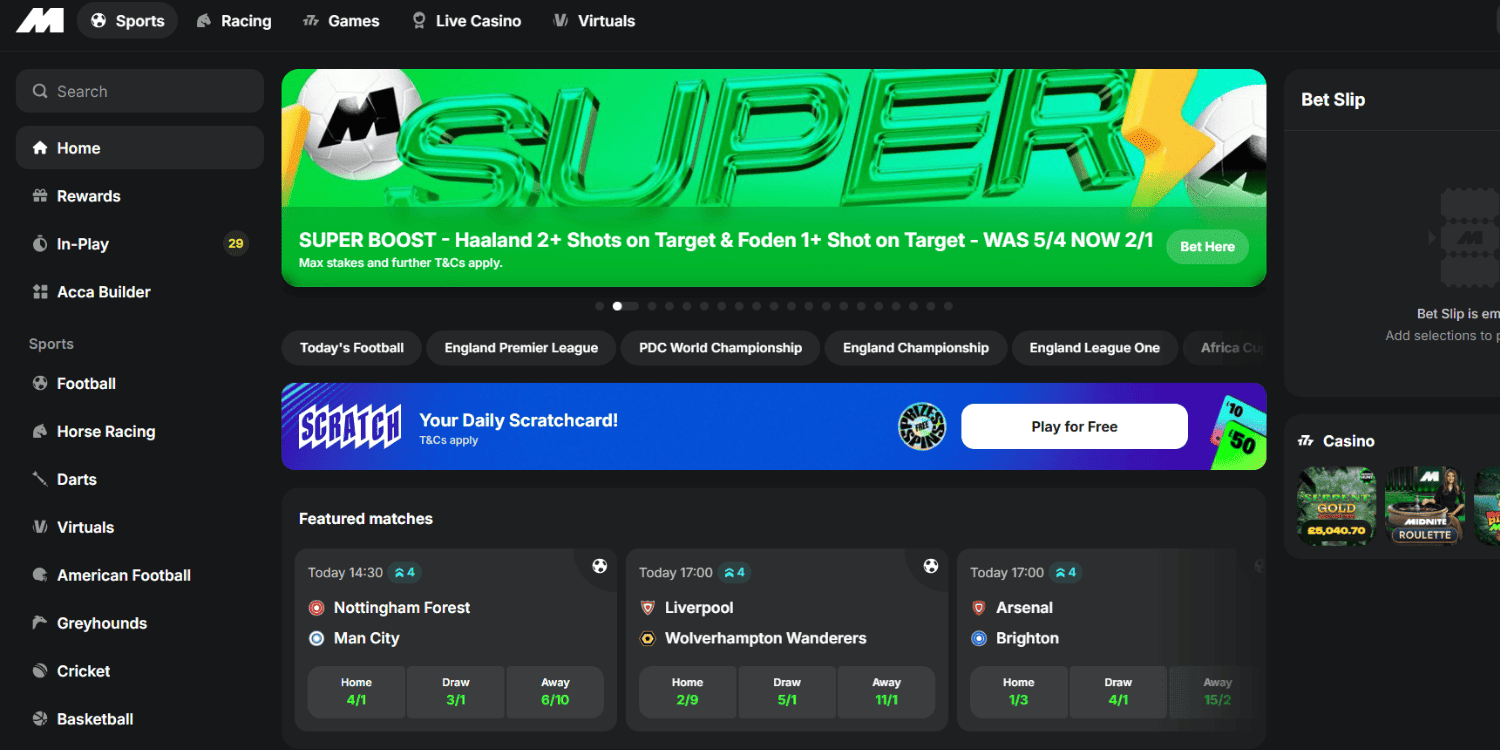 Midnite Casino – New Betting Sites UK screenshot
